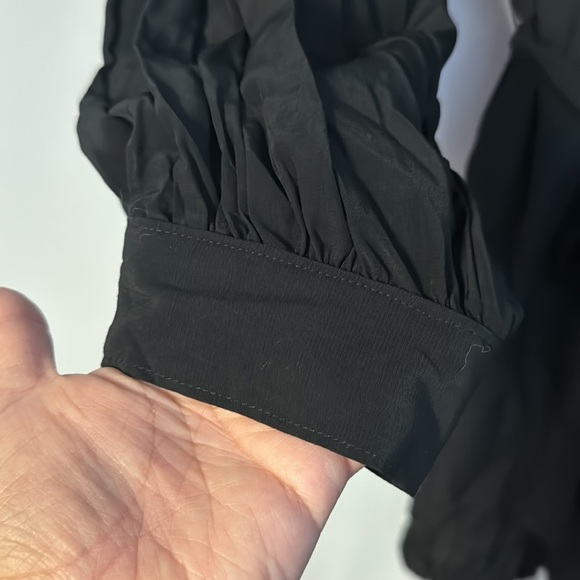 0924-15 Black Button Down Dress - Picture 5 of 6